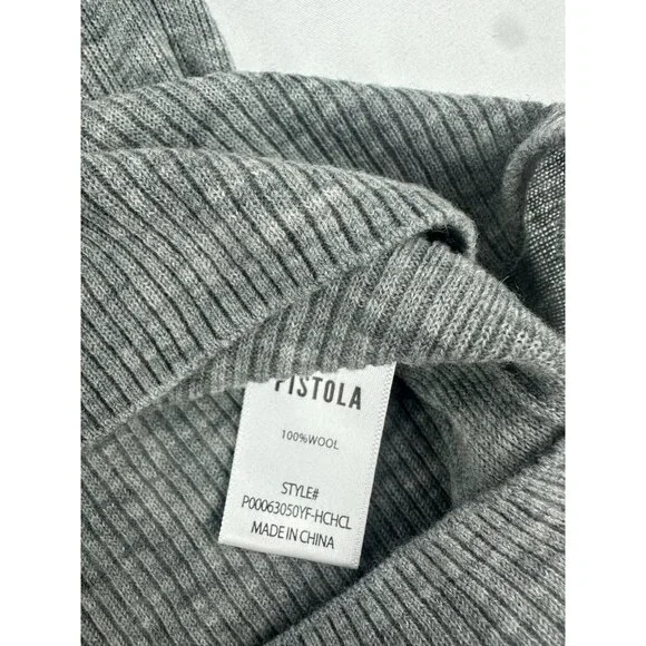 NWT Pistola Juno Feather Weight Sweater in Heather Charcoal Size Medium - Picture 8 of 10
